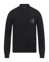 Giorgio Armani Man Turtleneck Black Size 44 Virgin Wool In Black