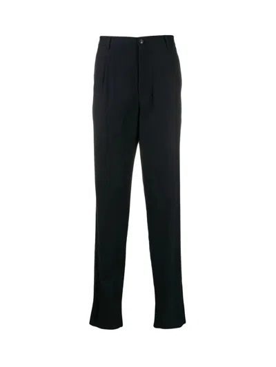 Giorgio Armani Man Woven Trouser Clothing In Black