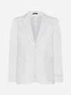 GIORGIO ARMANI MATELASSE’ SILK SINGLE-BREASTED BLAZER