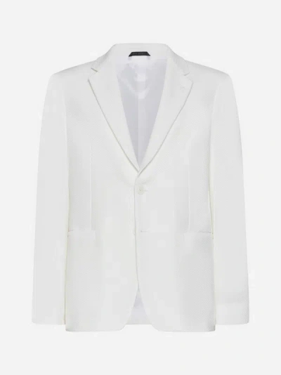 Giorgio Armani Blazer In Cloud Dancer
