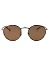 Giorgio Armani Matte Bronze Metal Sunglasses