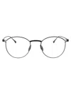 Giorgio Armani Matte Gunmetal Titanium Sunglasses In Black