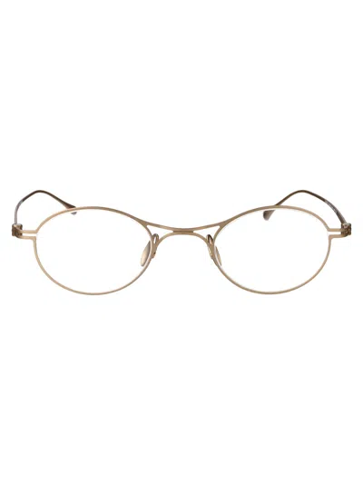 Giorgio Armani Matte Pale Gold Titanium Sunglasses