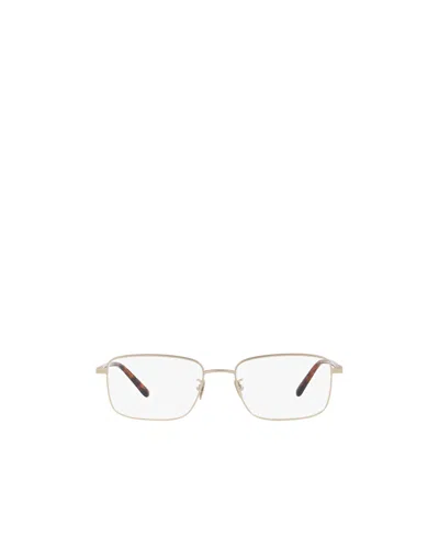 Giorgio Armani Matte Rectangle-frame Glasses In White