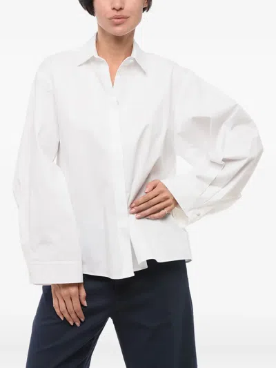 Giorgio Armani Maxi-sleeve Shirt In White