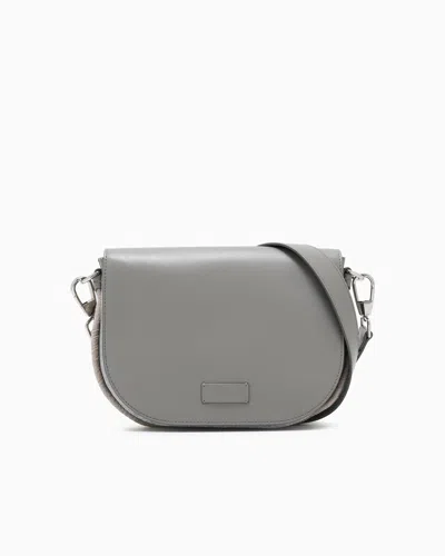 Giorgio Armani Medium Nappa-leather And Rope Strap In Sand