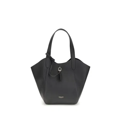 GIORGIO ARMANI MEDIUM SUEDE SHOULDER BAG