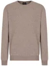 GIORGIO ARMANI MÉLANGE-EFFECT CASHMERE CREW-NECK JUMPER