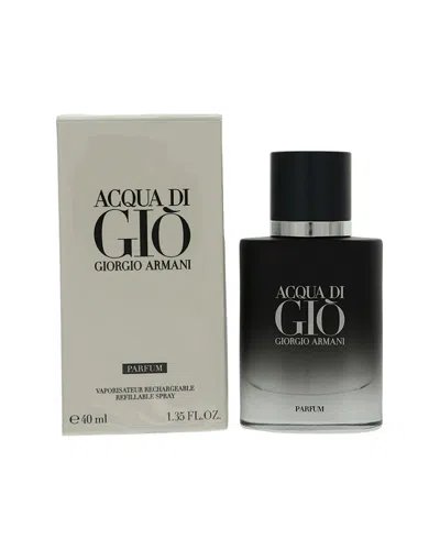Giorgio Armani Men's 1.3oz Acqua Di Gio Parfum Spray Refillable In Transparent