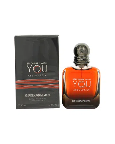 Giorgio Armani Men's 1.7oz Emporio Armani Stronger With You Absolutely Edp In Transparent
