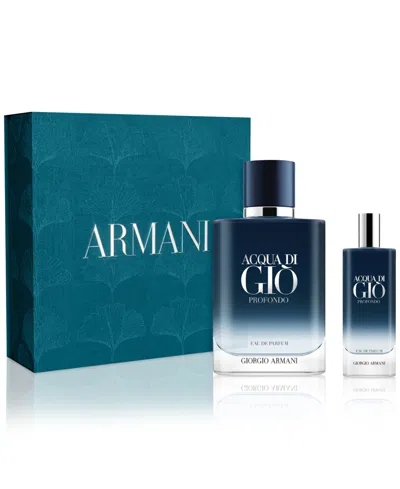 Giorgio Armani Men's 2-pc. Acqua Di Gio Profondo Eau De Parfum Gift Set In Transparent