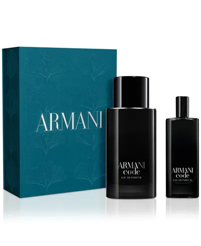 Giorgio Armani Men's 2-pc. Armani Code Eau De Parfum Gift Set In Transparent