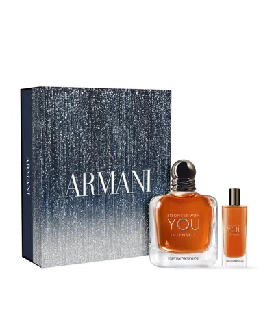 Giorgio Armani Men's 2-pc. Stronger With You Intensely Eau De Parfum Set In Transparent