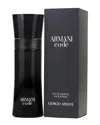 Giorgio Armani Men's 2.5oz Armani Code Edt In Black