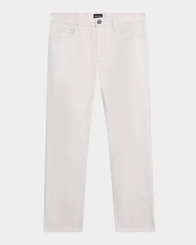 GIORGIO ARMANI MEN'S 5-POCKET STRETCH COTTON PANTS