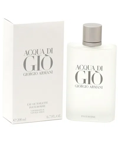Giorgio Armani Men's 6.7oz Di Gio Eau De Toilette Spray In Transparent