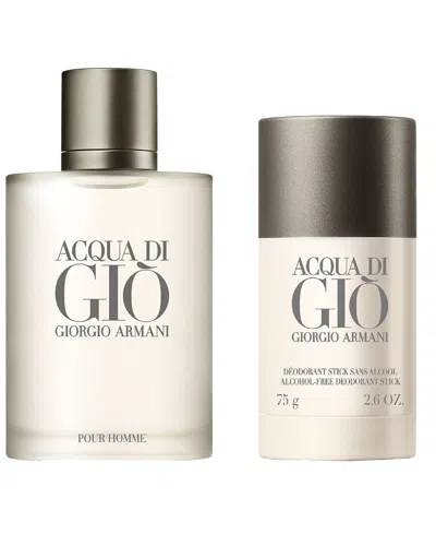 Giorgio Armani Men's Acqua Di Gio 2pc Set In White