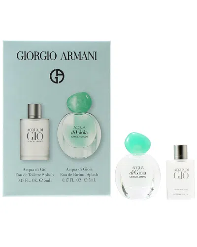 Giorgio Armani Men's Acqua Di Gio & Acqua Di Gioia Edt Set