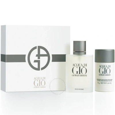 Giorgio Armani Men's Acqua Di Gio Gift Set Fragrances 3360372101377 In White