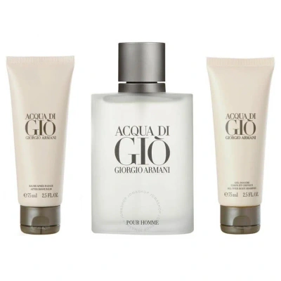 Giorgio Armani Men's Acqua Di Gio Gift Set Fragrances 3614273877572 In White