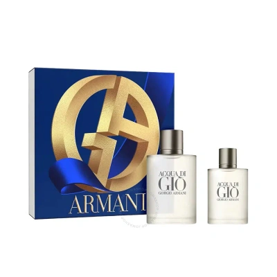 Giorgio Armani Men's Acqua Di Gio Gift Set Fragrances 3614274110043 In White