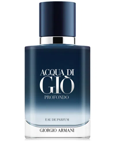 Giorgio Armani Men's Acqua Di Gio Profondo Eau De Parfum Spray, 1 Oz. In Blue