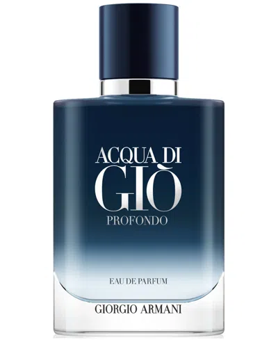 Giorgio Armani Men's Acqua Di Gio Profondo Eau De Parfum Spray, 1.6 Oz. In Blue