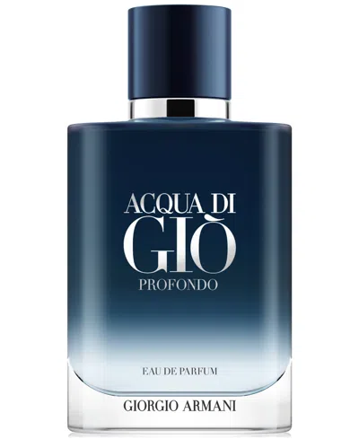GIORGIO ARMANI MEN'S ACQUA DI GIO PROFONDO EAU DE PARFUM SPRAY, 3.3 OZ.