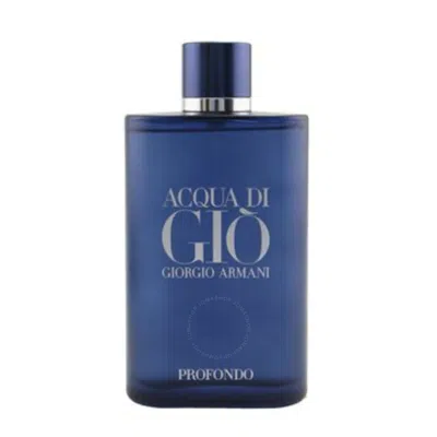 Giorgio Armani Men's Acqua Di Gio Profondo Edp Spray 6.7 oz Fragrances 8431240313285 In Green / Spring