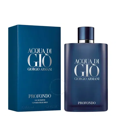 Giorgio Armani Men's Acqua Di Gio Profondo Edp Spray 6.7 oz Fragrances 8431240411530 In White