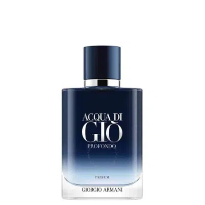 Giorgio Armani Men's Acqua Di Gio Profondo Parfum 3.4 oz Fragrances 3614273953696 In Green