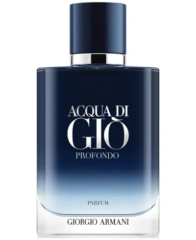 Giorgio Armani Men's Acqua Di Gio Profondo Parfum Spray, 3.3 Oz. In Blue