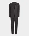 Giorgio Armani Mne's Basic Wool Two-piece Suit In Gray