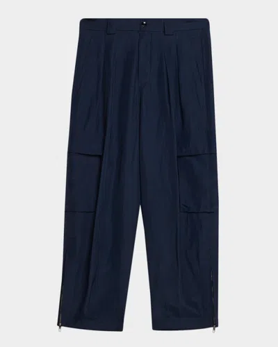 Giorgio Armani Men & Apos;s Relaxed Fit Cargo Trousers In Blue
