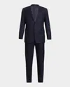 Giorgio Armani Men & Apos;s Solid Wool Suit In Purple