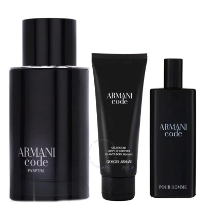 Giorgio Armani Men's Armani Code 3pc Gift Set Fragrances 3614273877435 In Olive