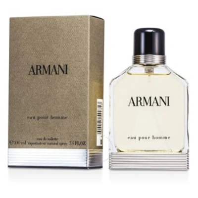 Giorgio Armani Men's Armani Eau Pour Homme Edt Spray 3.3 oz Fragrances 3605521544353 In N/a