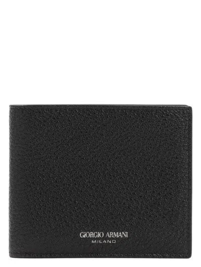 GIORGIO ARMANI MEN'S BI-FOLD WALLET