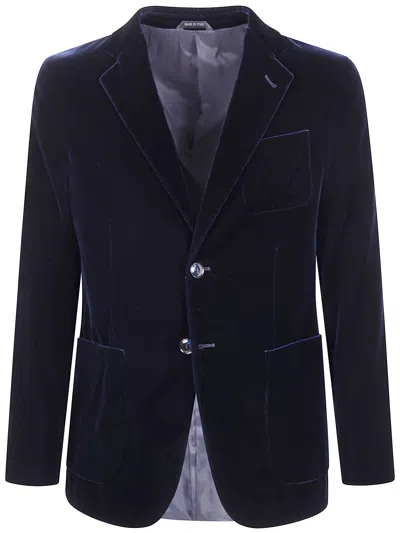 Giorgio Armani Men Blazer In Blue