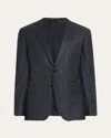 Giorgio Armani Men's Blurred Plaid G Line Two-piece Suit