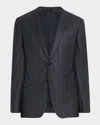Giorgio Armani Men's Blurred Plaid G Line Two-piece Suit