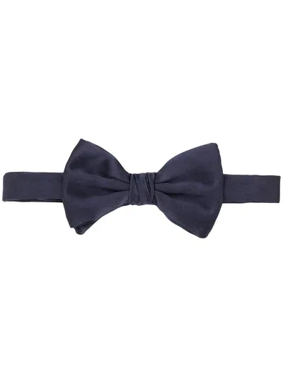 Giorgio Armani Men Bow Tie In Blue