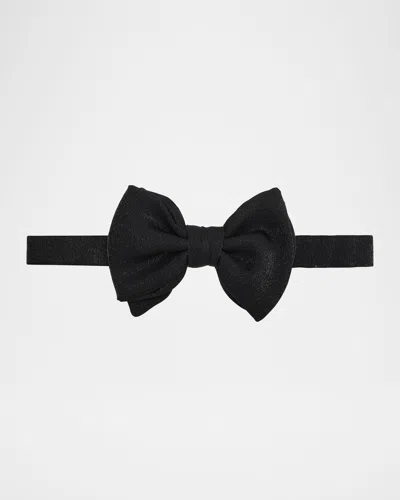 Giorgio Armani Men's Butterfly Bow Tie In Black