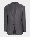 Giorgio Armani Men's Check-textured G Line Sport Coat