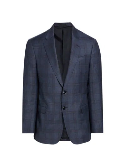 GIORGIO ARMANI MEN'S CHECKED WOOL TWO-BUTTON SPORT COAT