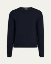 Giorgio Armani Men's Chevron Knit Crewneck Sweater