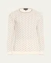 Giorgio Armani Cashmere-cotton Sweater In Multi