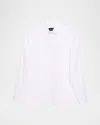 Giorgio Armani Men's Cotton Placket Formal Shirt In White