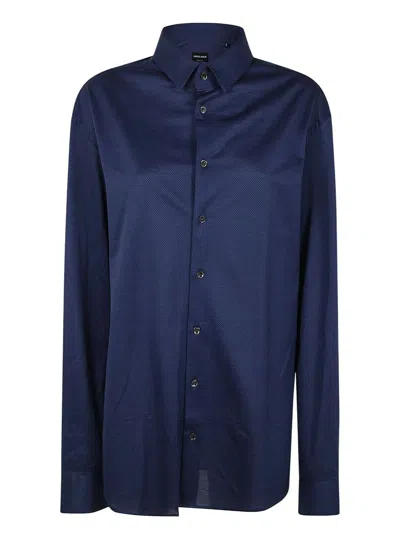 GIORGIO ARMANI MEN'S COTTON SHIRT