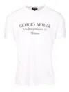 Giorgio Armani Men Cotton T-shirt In White